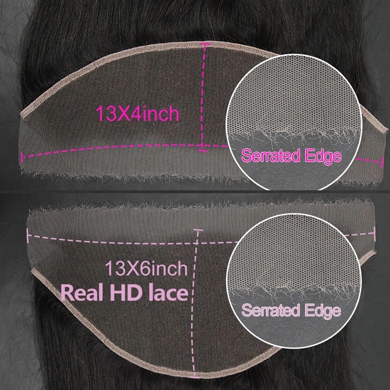 Virgin Hair Loose Deep 13x4 13x6 HD Lace Frontal - 图片 3